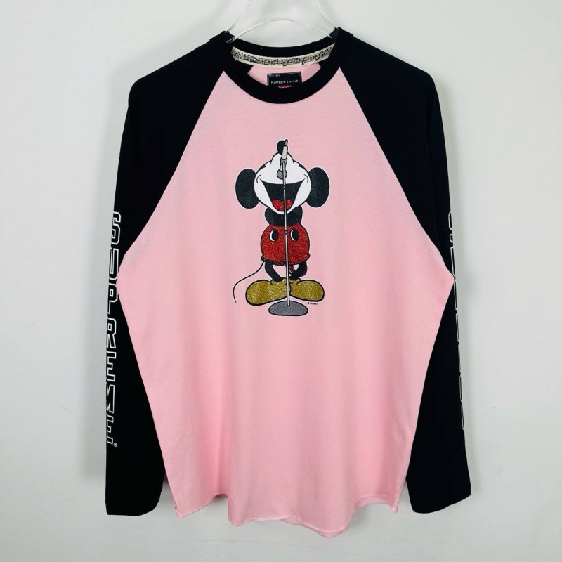 Supreme Number (N)ine Mickey Raglan L/S Top