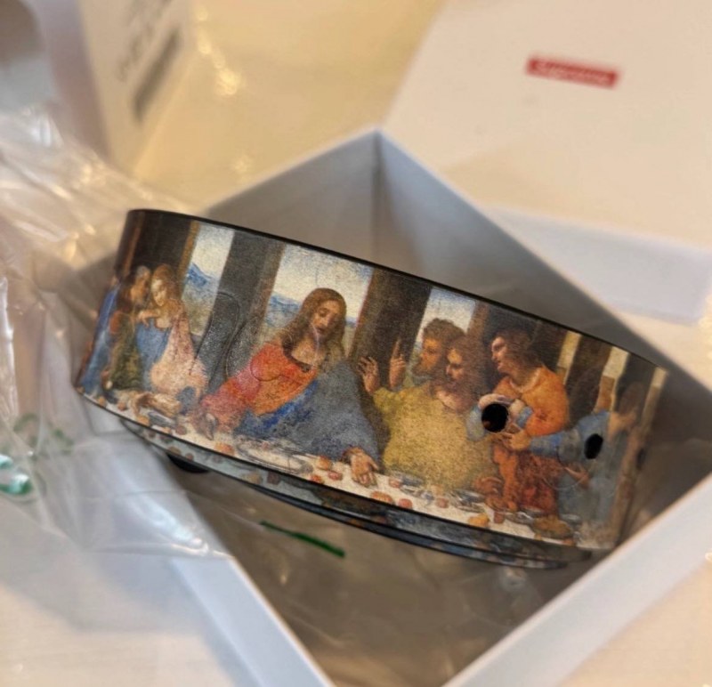 Supreme Last Supper Leather Belt