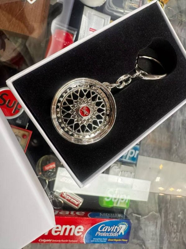 Supreme BBS RS Rim Keychain