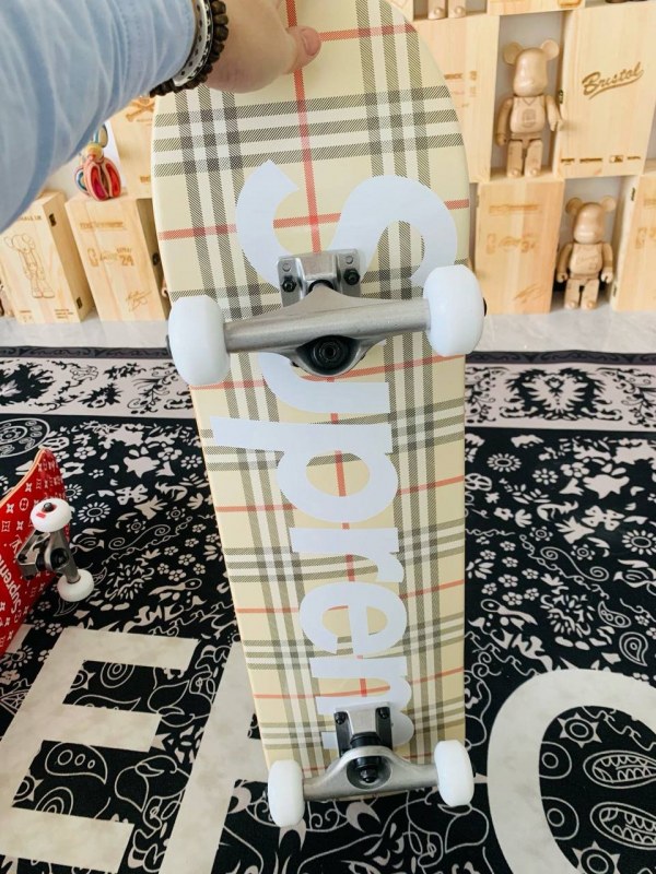 Supreme Burberry Skateboard Deck