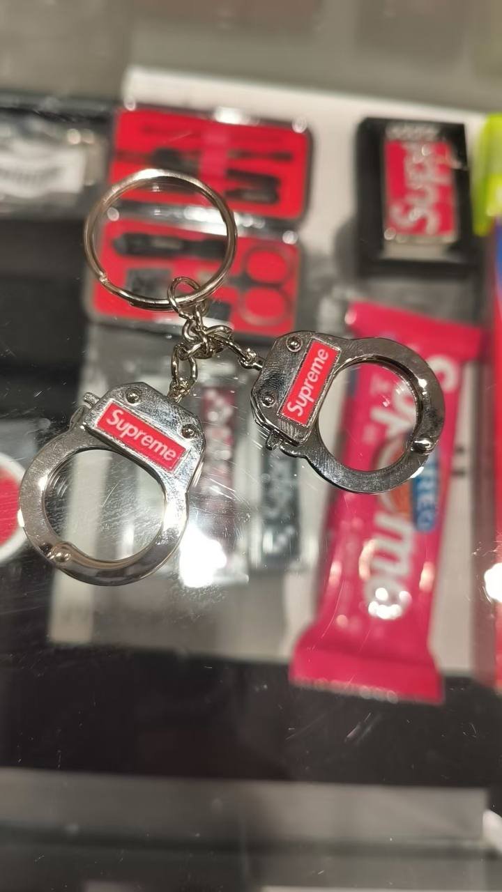 Supreme Handcuffs Keychain
